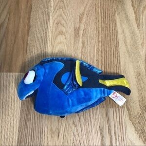 Disney Dory Plush TY Sparkle Edition Blue Fish Stuffed Animal Blue